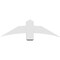 Ekena Millwork Bellingham Architectural Grade PVC Gable Bracket, 48"W x 14"H x 4"D x 6"F, 7/12 Pitch GBP048X14X0406BEL00 - alternate 2